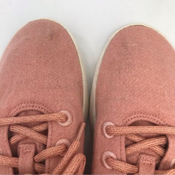 Allbirds Pink Wool Runner Lace Up Athletic Athleisure Women’s Sneakers - Picture 5 of 11